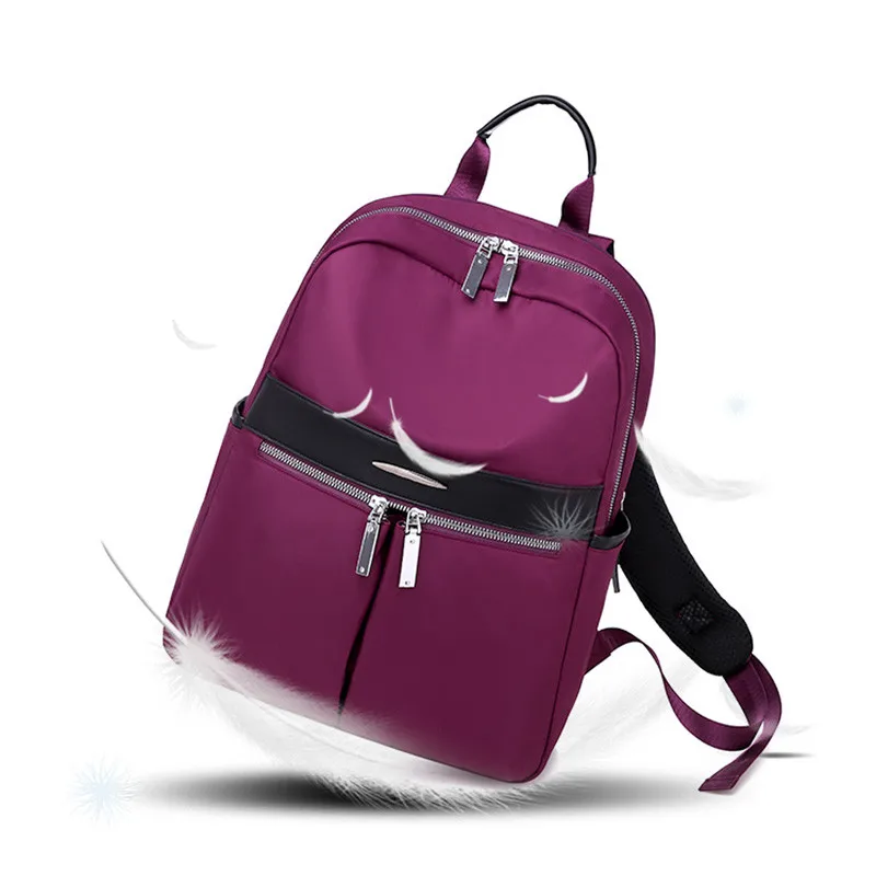 Школьный рюкзак для девочек-подростков Mochila Feminina, женские рюкзаки, нейлоновый водонепроницаемый повседневный рюкзак для ноутбука, женский рюкзак