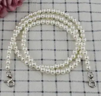 Long-silver metal IMIDO, 35-110 см, жемчужная цепочка, аксессуары, сумка на ремне, сменный плечевой ремень для сумки-почтальона, женская сумочка с ручками, сделай сам, STP134 - Цвет: Long-silver metal