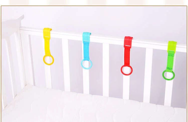 Babyfond 4 шт./лот, кольцо для Манежа, крючки для детской кроватки, крючки общего назначения, детские игрушки, кольца для кровати, крючки, Универсальное кольцо, подставка для ребенка
