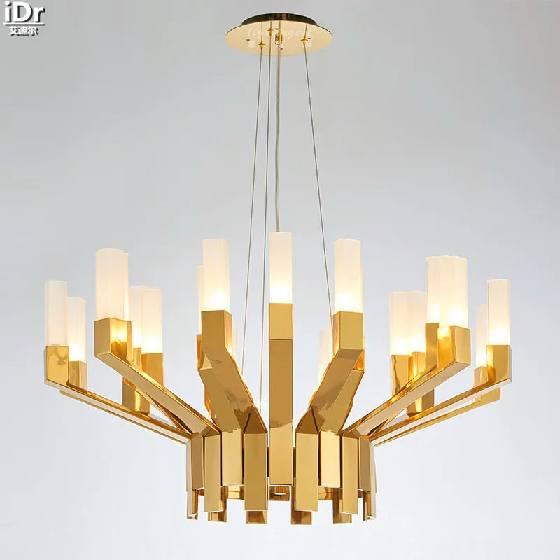 Современные скандинавские дизайнеры новой длинной стеклянной лампы креативная