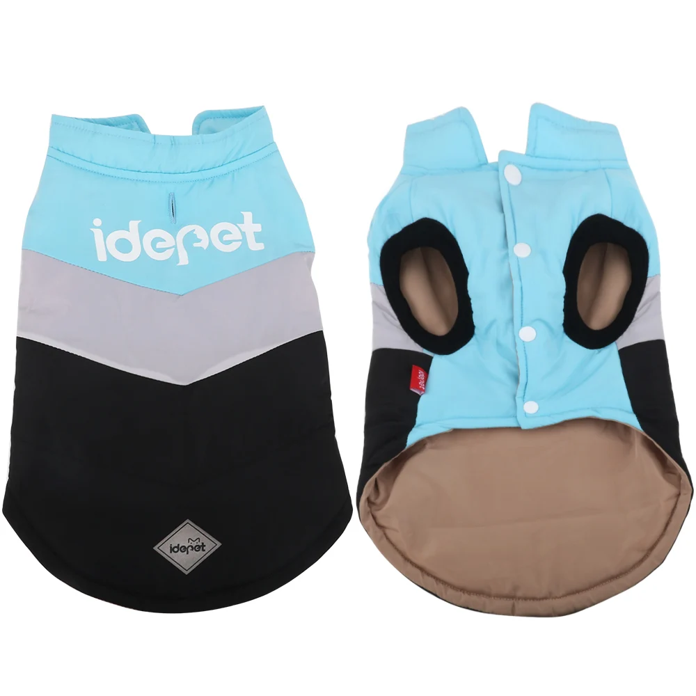 Idepet/зимняя теплая одежда для собак; жилет для щенков; куртка; одежда для чихуахуа; пальто для маленьких собак; пальто для французского бульдога; Roupa Cachorro; 38