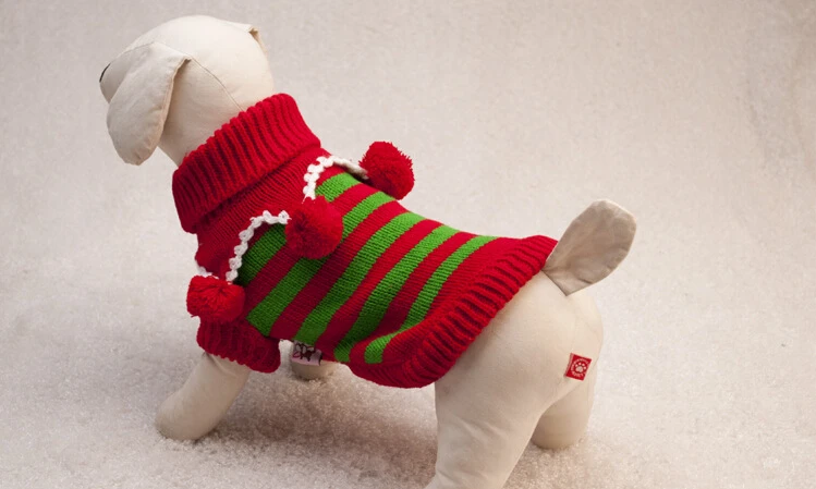 Новогодний для домашних собак свитер животных одежда Одежда рождественских