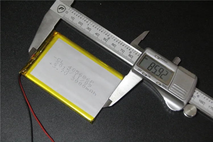 Пакет 3 7 в полимерная 405686 литиевая батарея MID перезаряжаемая PDA плоская PSP Игровые