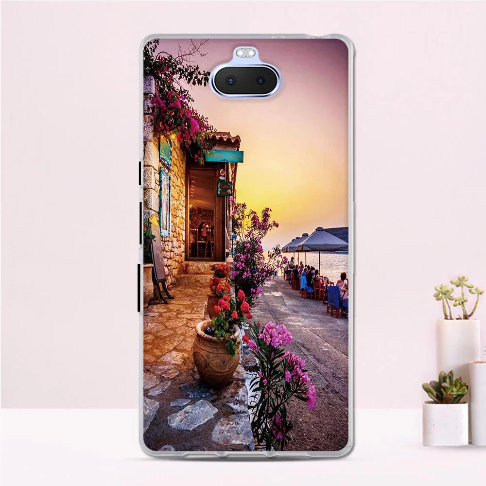 16 Для sony Xperia 10 чехол 6," Мягкий ТПУ бампер для sony Xperia 10 чехол силиконовый чехол для sony XA3 чехол с принтом - Цвет: 16