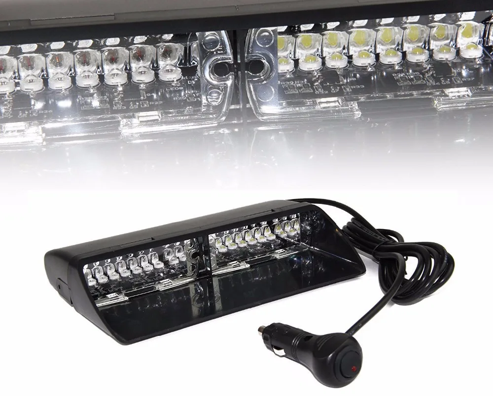 KEYECU 16 LED яркий зеленый Вт лобовое стекло аварийная вспышка стробоскопический