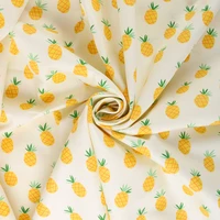 nanchuang pineapple printed twill cotton fabric for diy sewingquilting pillow cushion sheet baby children material 50x160cm