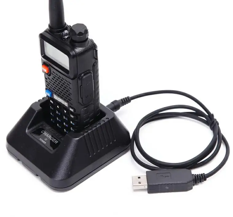 Cable for dropcharge Baofeng батарея для рации USB кабель для зарядного устройства с индикатором BAOFENG UV-5R Батарея 3800 мА/ч, BL-5 5RA зарядка через usb кабель - Цвет: Cable for dropcharge