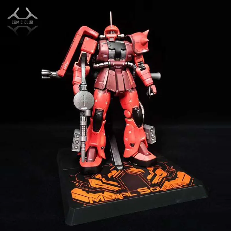 COMIC CLUB в наличии металлический солдат MB 1/100 строительный gundam red Char Aznable zaku II робот