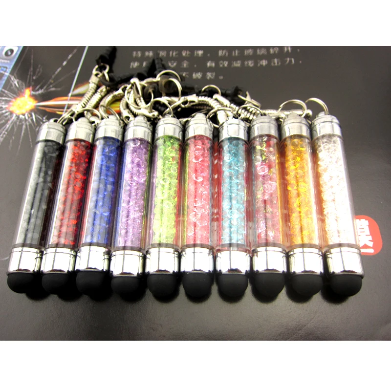 30 шт./лот новинка модный Кристальный стилус для мобильного телефона iPhone 6 4S 5G 5S + 3 5