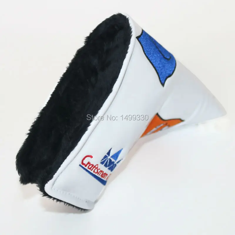 Новый Emoji Стиль Белый Гольф Клюшки Обложка Шлем для Лезвие Бесплатная Доставка