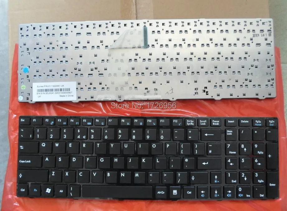 Новая клавиатура для ноутбука US MSI P600|keyboard for msi|laptop keyboardkeyboard laptop |