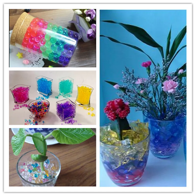 10000pcs Crystal Soil Water Pudding Growth Magic Jelly Ball Children's Toys Hydrogel Wedding Home Decoration 8ZSH803 | Дом и сад