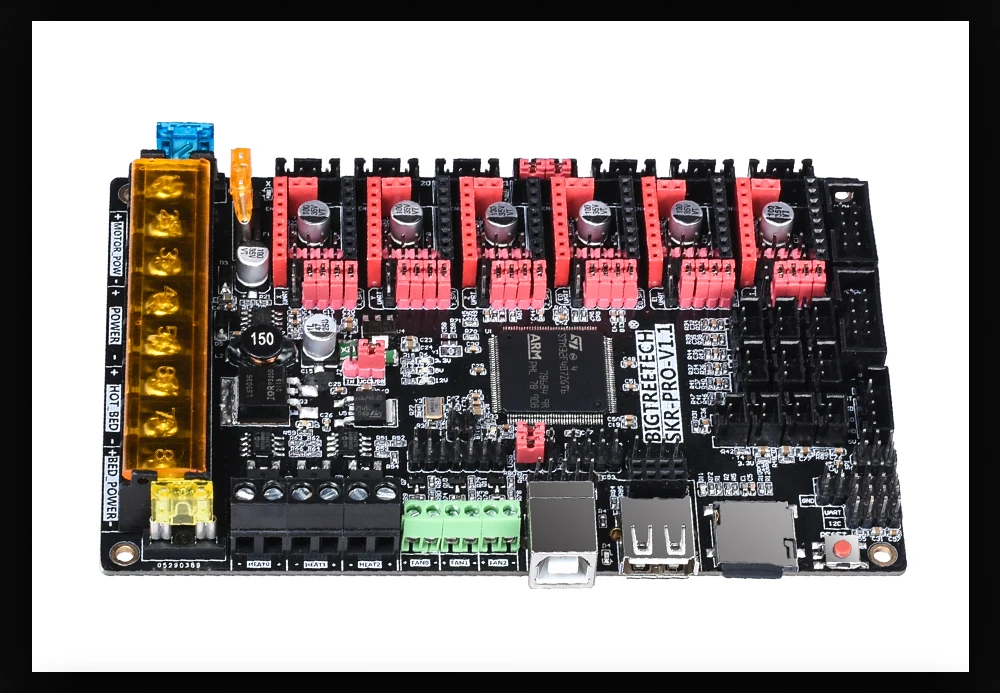 BIQU BIGTREETECH SKR Pro V1.1 32 бит материнская плата Wi-Fi с TMC2209 TMC2208 UART TMC2130 SPI драйвер VS MKS GenL части 3d принтера