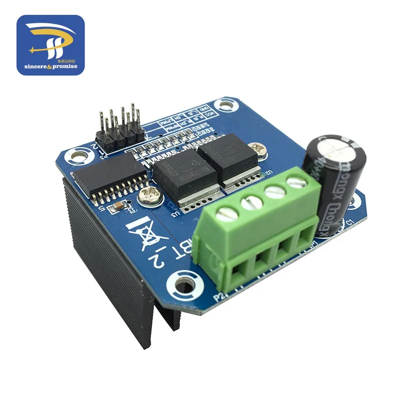 Модуль шагового двигателя BTS7960 BTS7960B DC 43A h мост ШИМ модуль DIY умный автомобиль