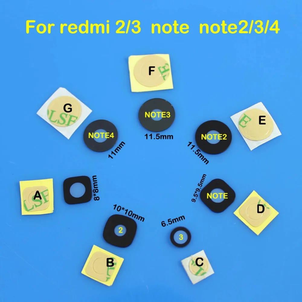 Cltgxdd стекло материал задняя камера объектив для Xiaomi Redmi Note 3g/4G 2 3 4 3|lens for camera|lens