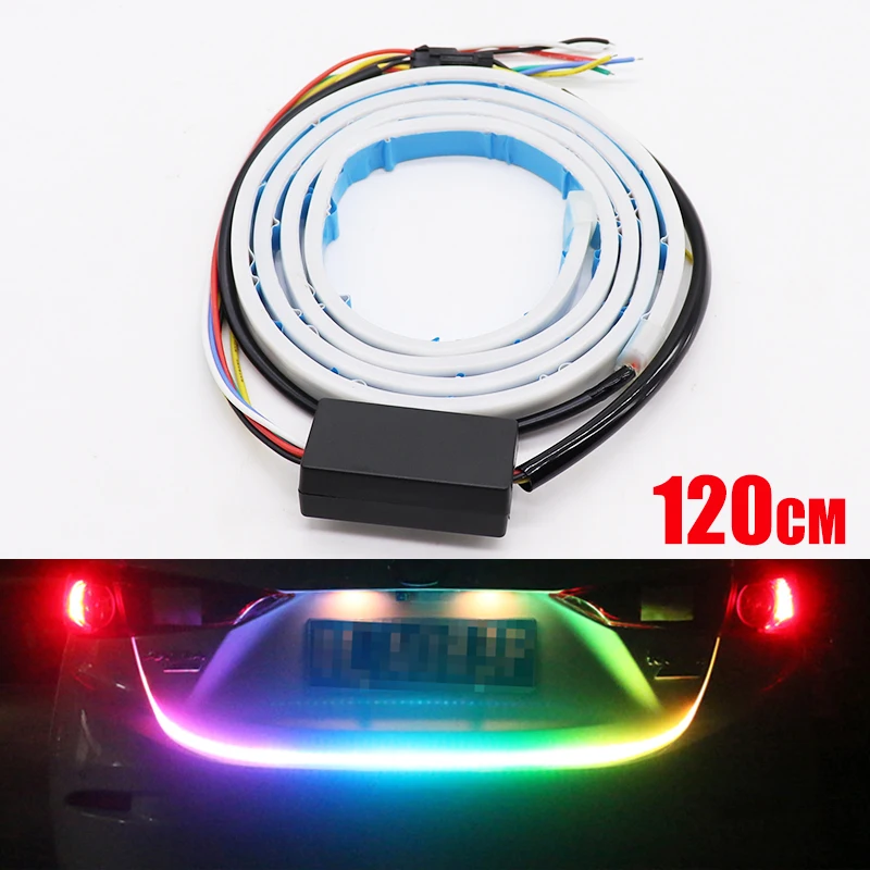 120 см Светодиодные ленты для хвостовой части автомобиля багажник светильник
