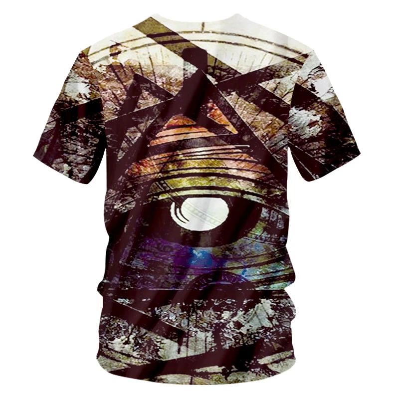 OGKB свободная футболка Homme модная с коротким рукавом 3D Футболка принтом черных