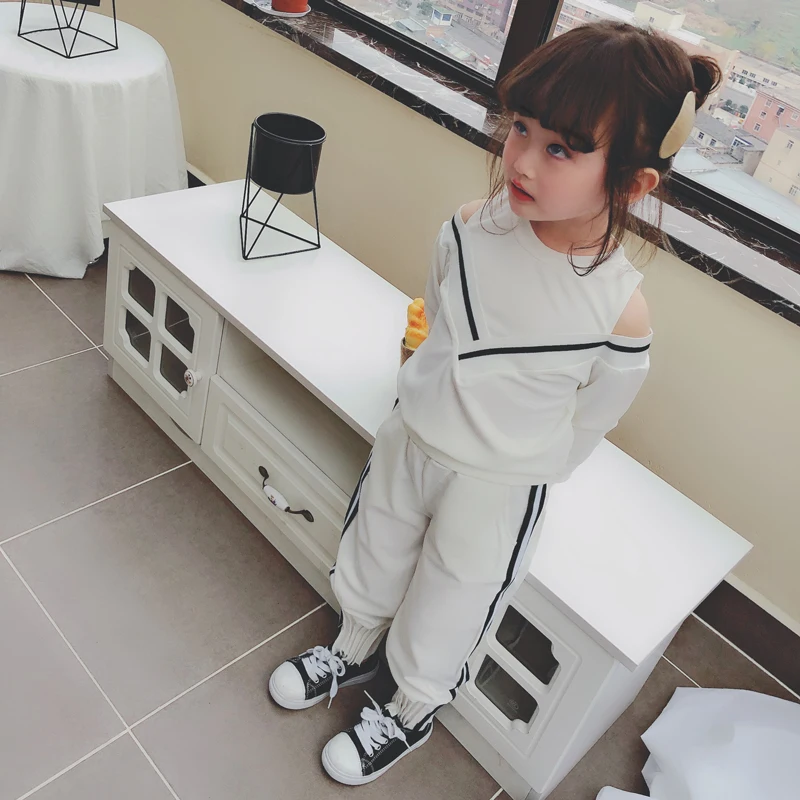 Коллекция 2019 года весенняя одежда для маленьких девочек комплект одежды детей 2