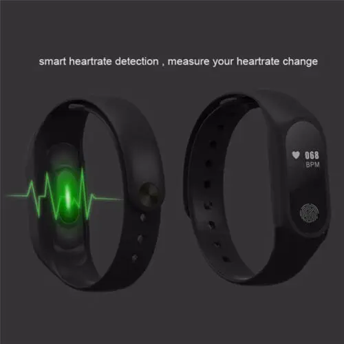 Спортивные Смарт часы M2 с Bluetooth фитнес трекер для измерения сердечного ритма