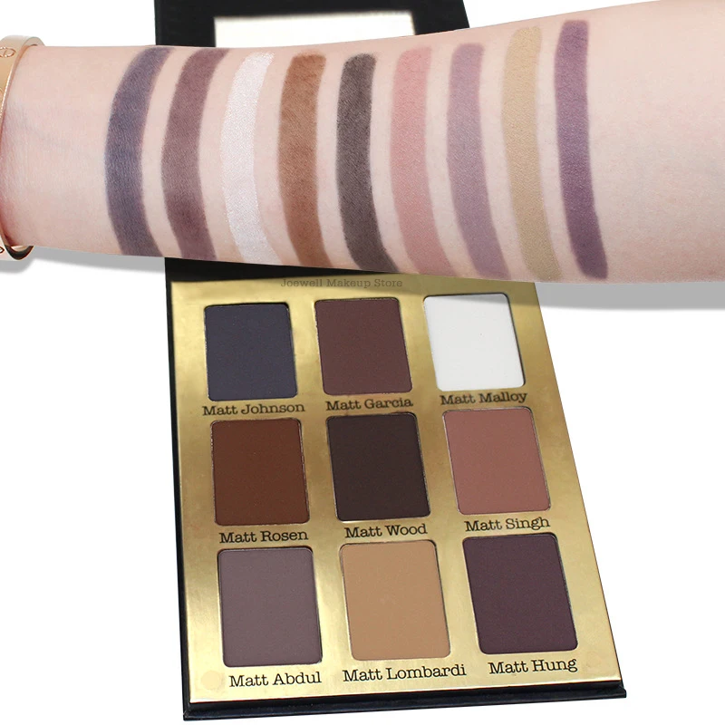 Бальзам для век Meet Matt палитра теней для век Nude Matte Eye shadow набор для макияжа 9 цветов COCOSH SHE Cosmetics