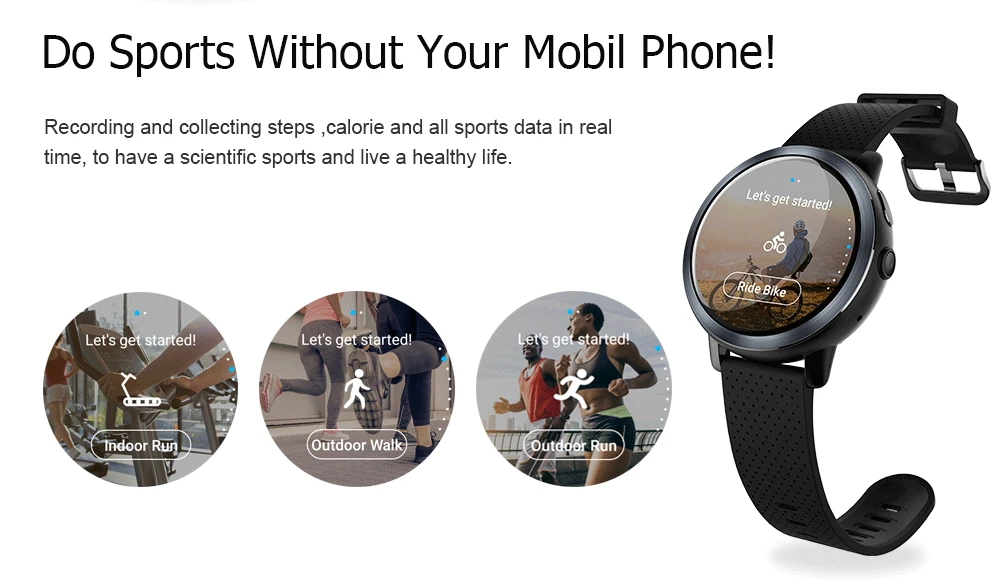 Smartwatch 4G 580 мАч 2+ 16 ГБ водонепроницаемые умные часы Спортивные gps часы телефон для мужчин и женщин умные часы для huawei Xiaomi IOS Android Z29