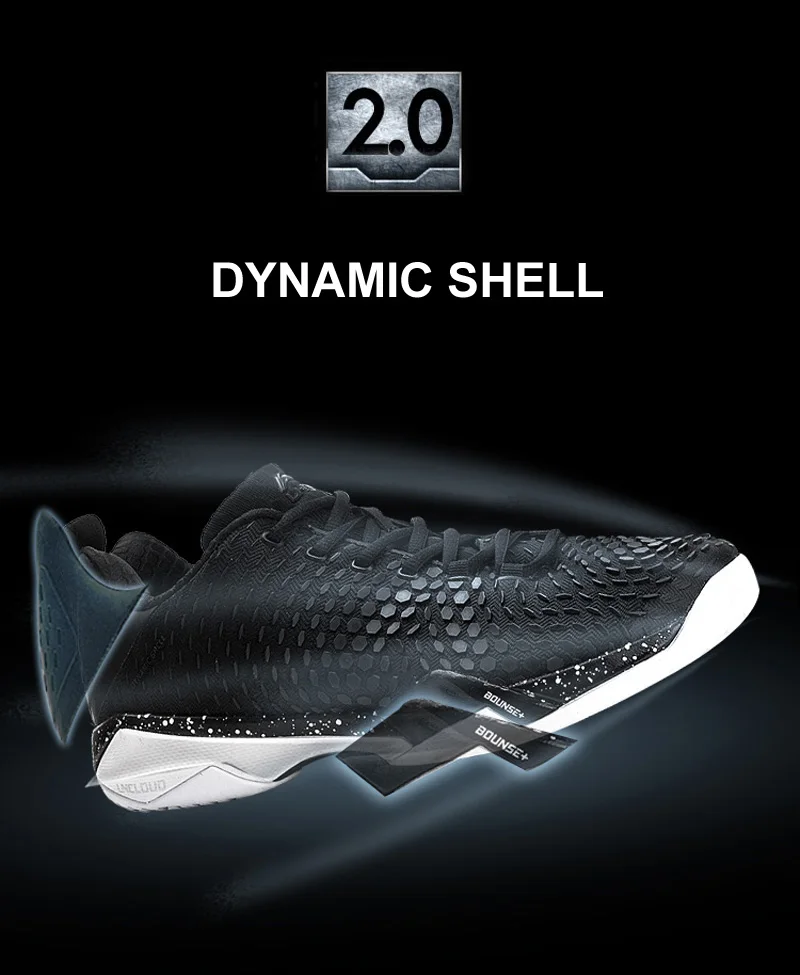 Li-Ning/мужские кроссовки SHADOW OF BLADE PRO 2,0 для бадминтона, спортивная обувь с динамической оболочкой и подкладкой, кроссовки AYAN013 XYY090