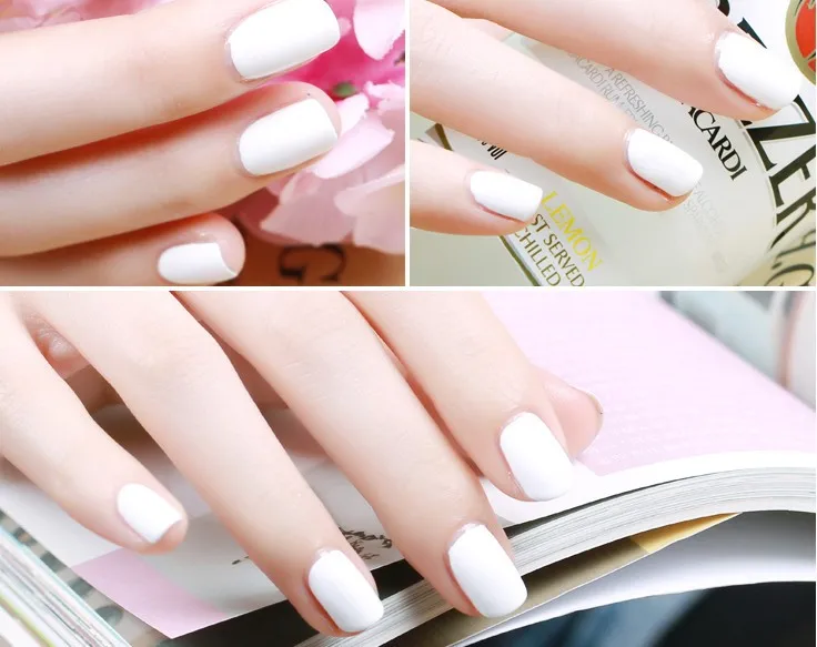 6 горшков чистые цвета Декор УФ гель для ногтей Отличный лак ногтей|nail polish base coat top