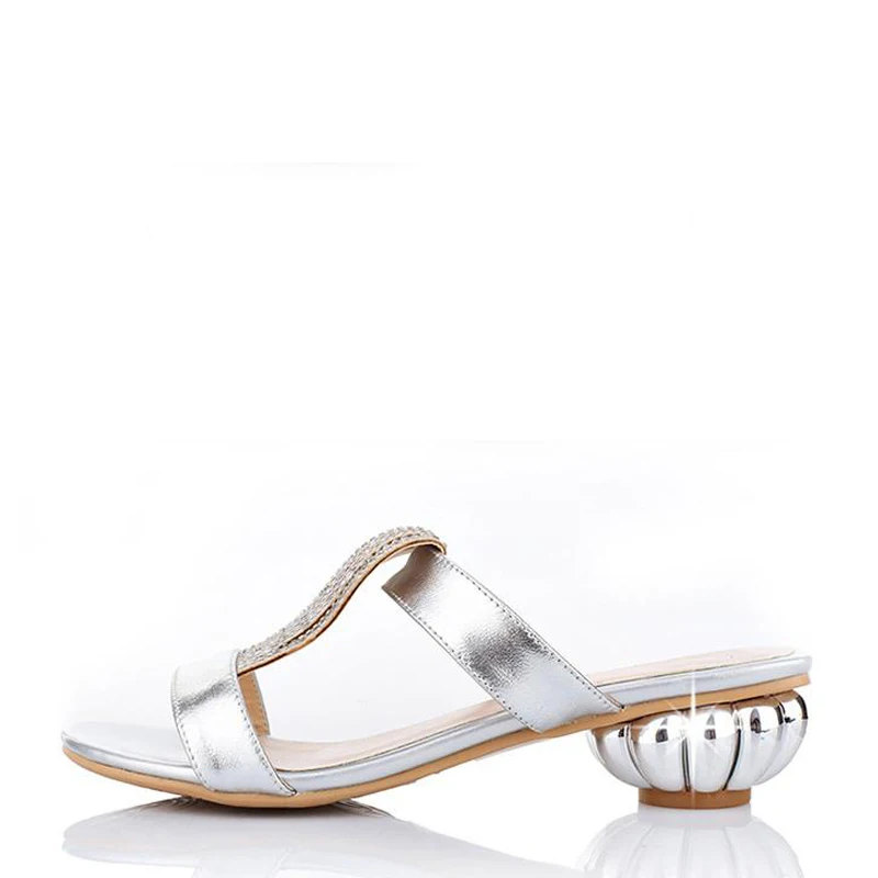 Famous2017 Summer горный хрусталь овчины с сандалии в богемном стиле | Обувь