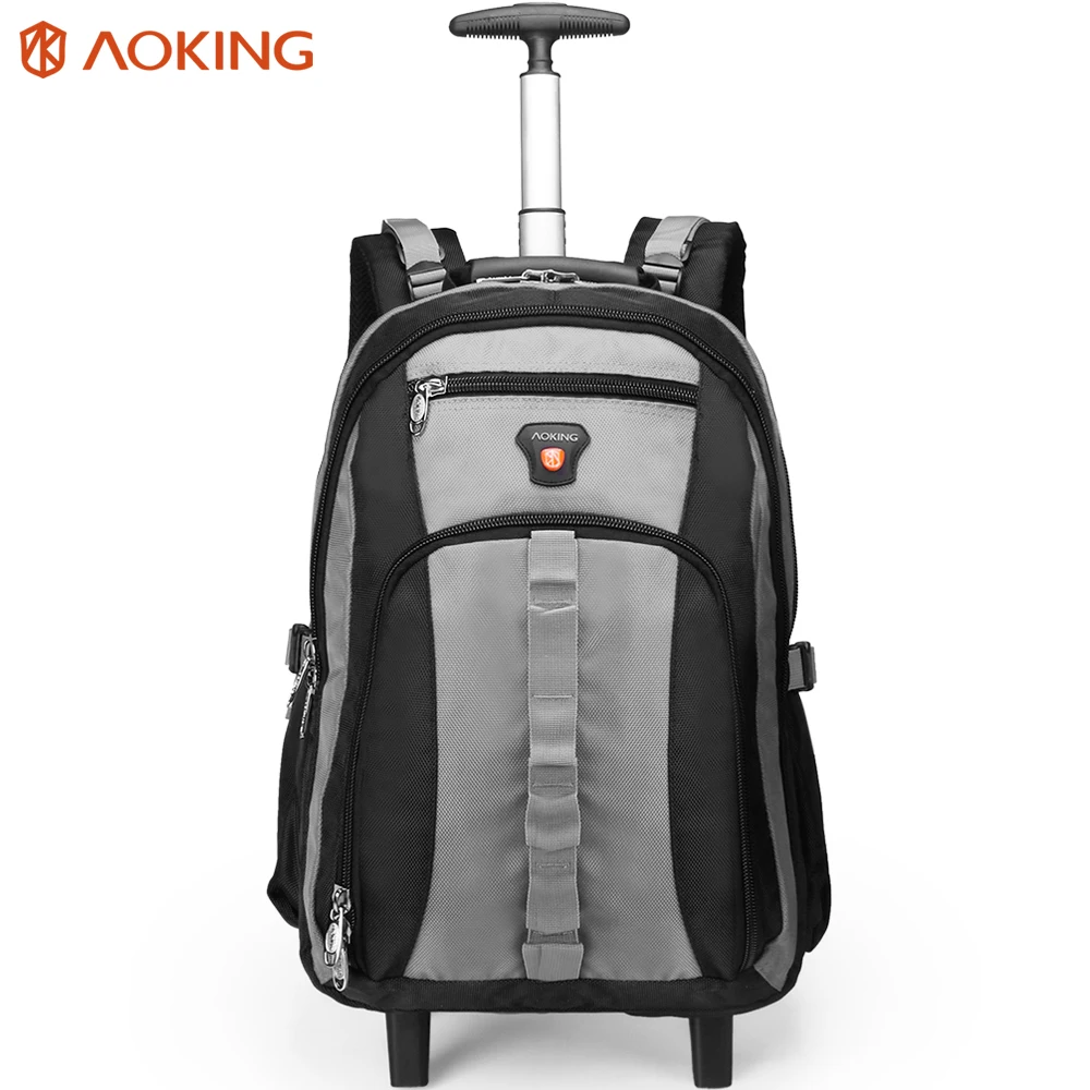 

Aoking Travel Trolley Backpack Luggage Large Capacity Men's Trolley Bags Waterproof Luggage Carry-ons Wheel Bags