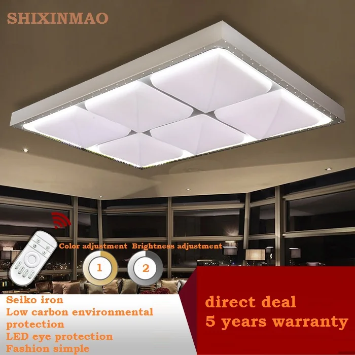 

HSHIXINMAO Modern art bedroom ceiling lights restaurant living room LED Ceiling lamp dimming lighting