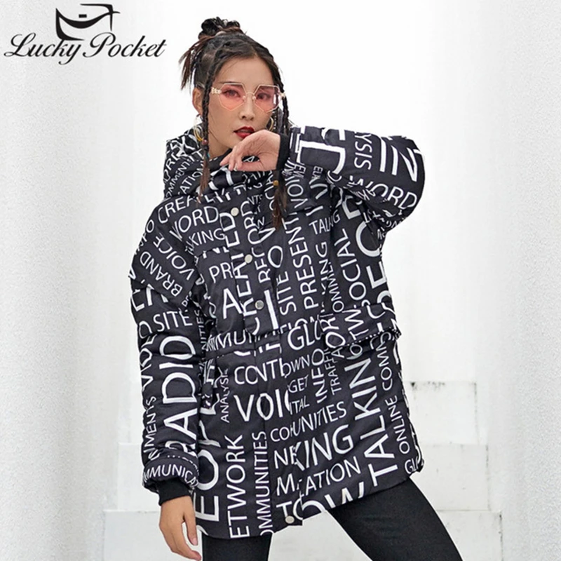 Зимняя женская новая черная Толстая теплая парка с капюшоном повседневная