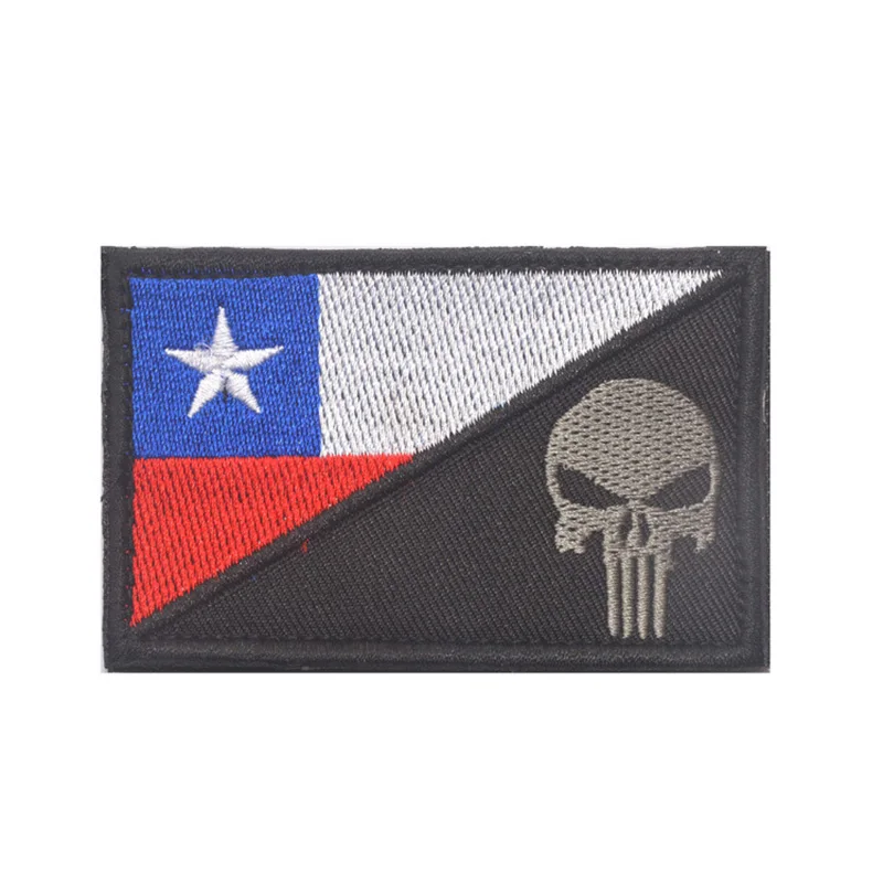 Флаг штата Техас военный нарукавная нашивка с черепом флаг Техаса военная