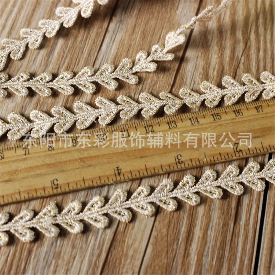 Кружевная лента с вышивкой 20 ярдов * 1 3 см|clothes pieces|fabric yarnclothes manufacturers in china |