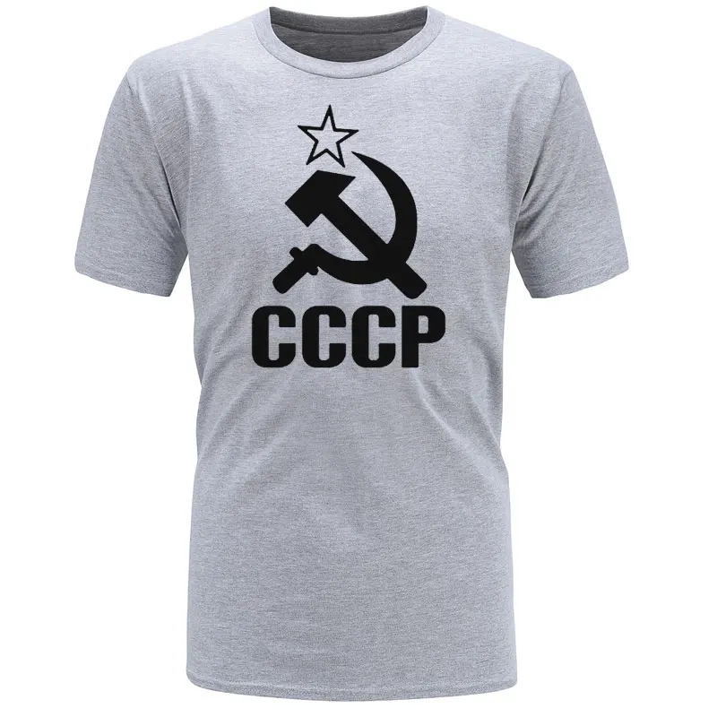 BAIJOE CCCP мужские футболки, мужские футболки с коротким рукавом, футболки из хлопка с круглым вырезом
