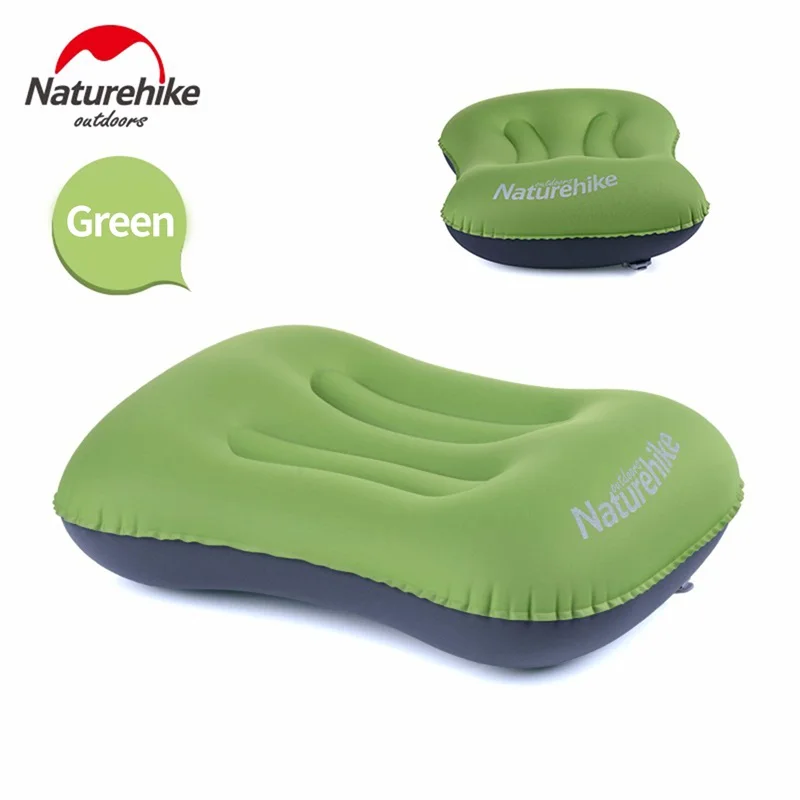 Naturehike Mini Travel Camping Pillow Ultralight Portable Air Inflatable Outdoor CampingTravel Soft Protective HeadRest | Спорт и