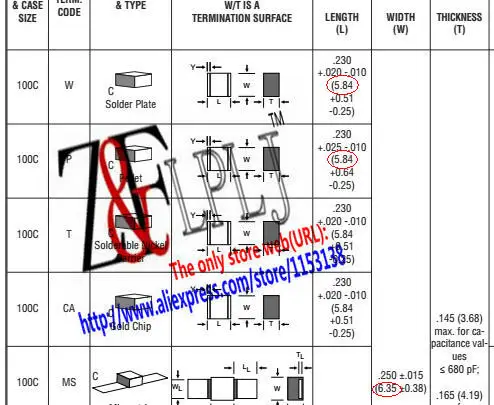 ATC100C серия ATC100C102JW1000XT 1000PF ( 1nF ) 1000V // ATC100C272GW300XC 2700pF 300V ATC100C101JW2500XC 100PF 2500V б/у |