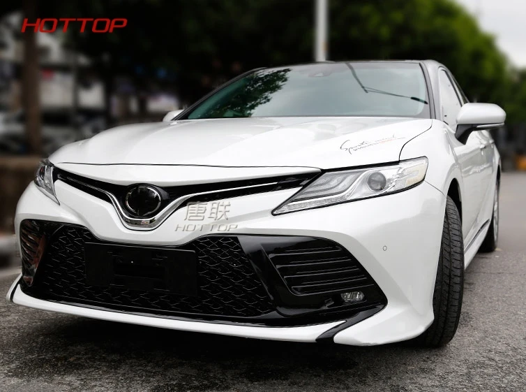 Для Toyota Camry внешняя хромированная решетка из АБС-пластика изменить Передние решетки блестящая Передняя сетка декоративная решетка Центральная решетка