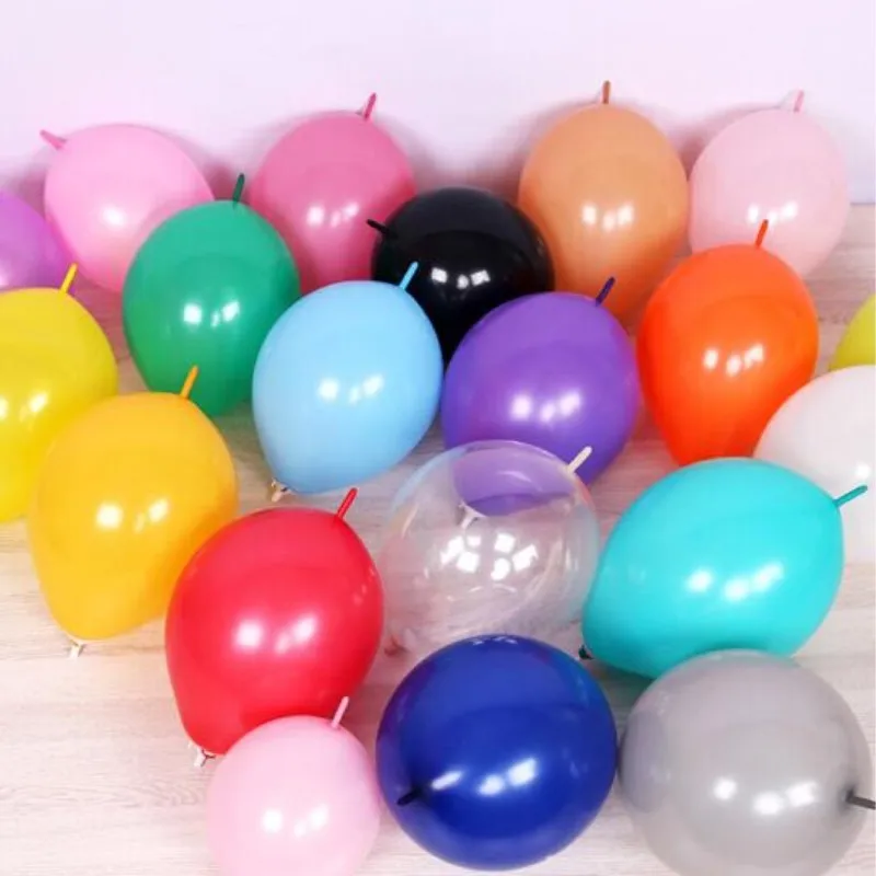 

Helium Ballon 50pcs10 Inch Latex Pink Tail Balloons Childr Happy Birthday Decor Wedding Air Ball Baby Shower Gife