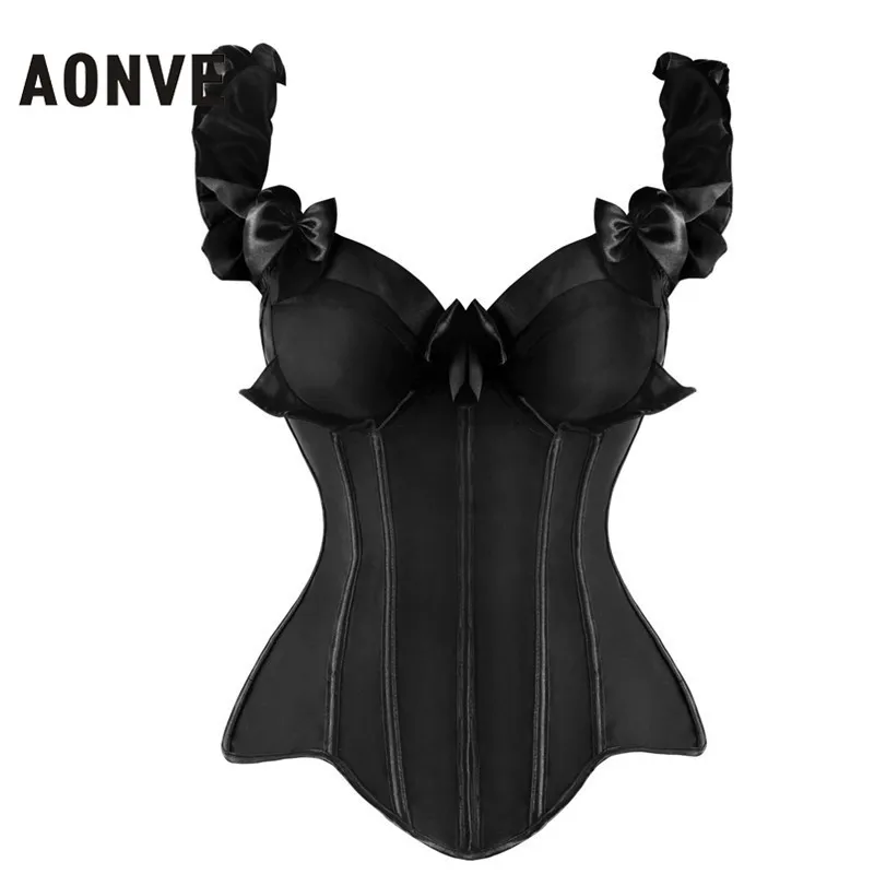 Женский винтажный корсет AONVE красное нижнее белье бюстгальтер | Женская одежда