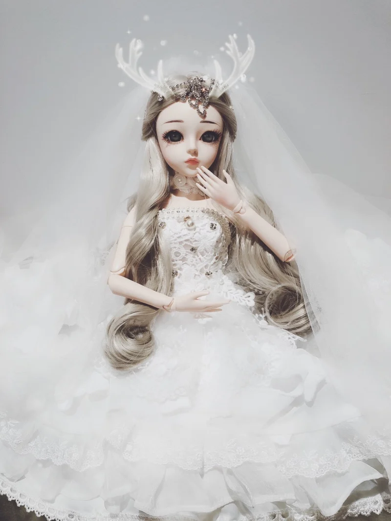 Золотой 1/3 BJD 60 см куклы, игрушки, высокое качество, китайская Кукла, 18 шарниров, BJD шарнир, кукла, мода для девочек, подарок, игрушки для девочек - Цвет: Золотой