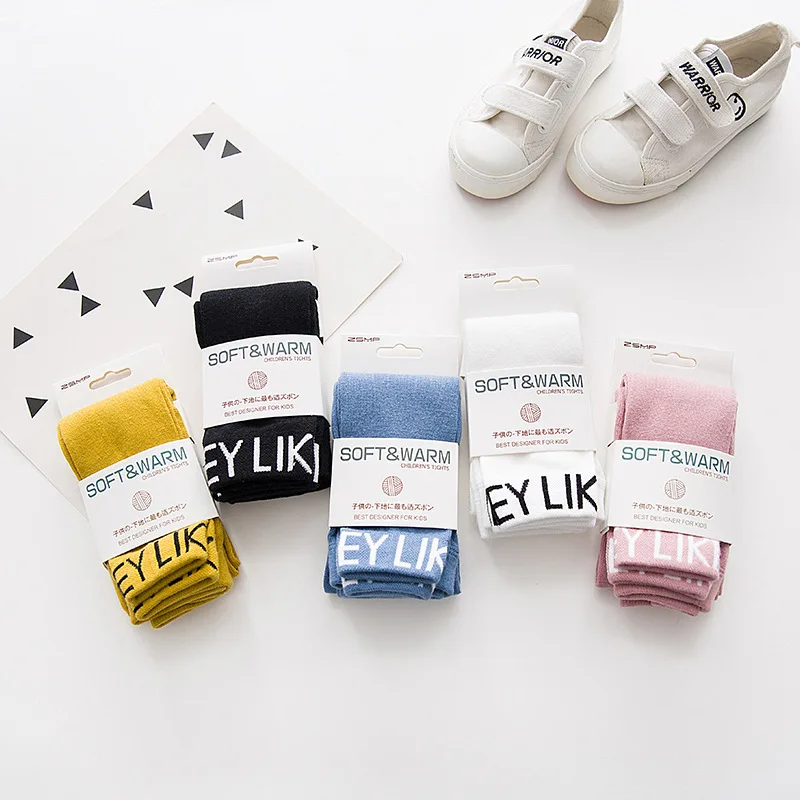 Детские леггинсы для девочек оптовая продажа штаны с надписью колготки