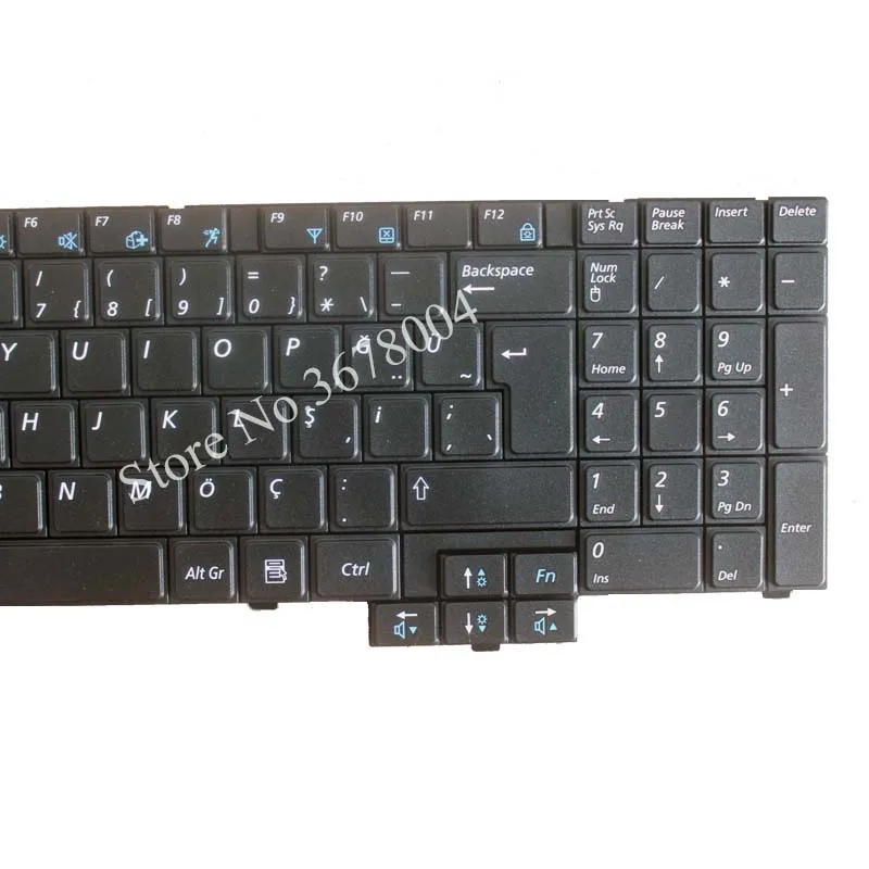 Новая клавиатура TR для Samsung R620 NP-R620 R525 NP-R525 R528 R530 R540 R517 RV508 R523 Турция Черная |