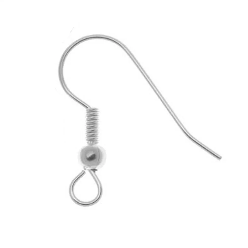 100 шт из нержавеющей стали серебряные серьги с несколькими тонами крючки