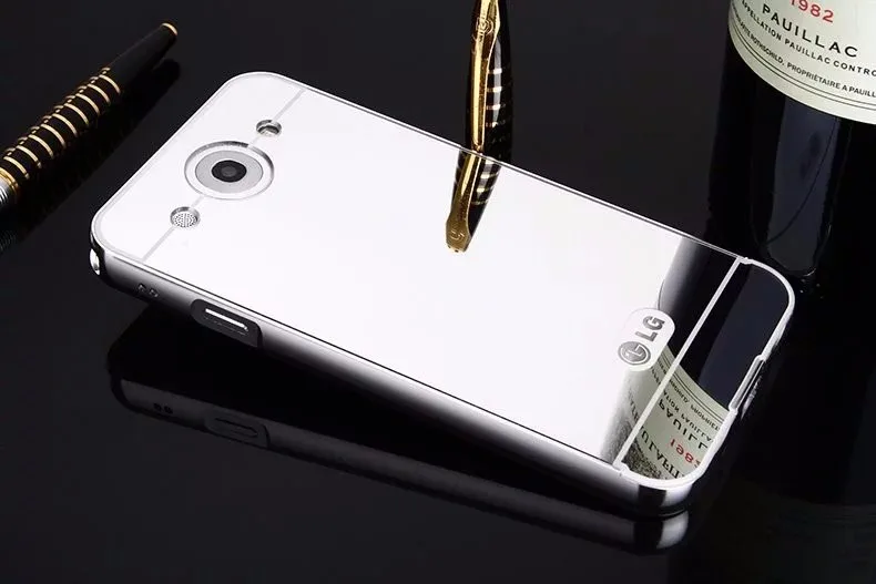 Модный роскошный зеркальный чехол цвета розовое золото для LG Optimus G Pro E988 E986 F240 F240K