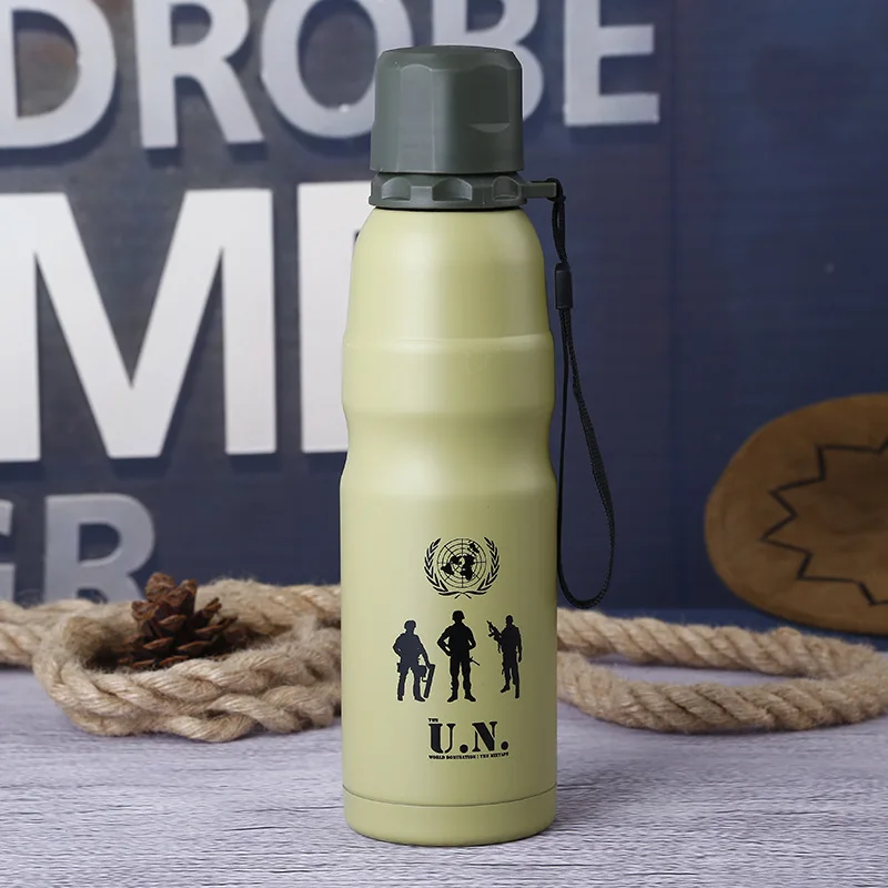 500ML Bicycle Vacuum Thermal Cup Outdoor Sport Water Bottle Cycling Bike Drinkware Hiking Camping | Спорт и развлечения