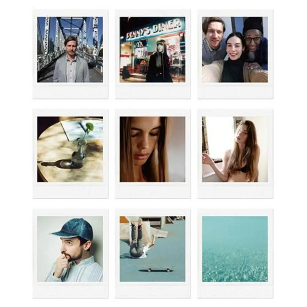 Для Fujifilm Instax квадратная пленка белый/черный Мини край фотобумага для Instax SQ10 SQ6 SQ20 мгновенная камера поделиться SP-3 принтер