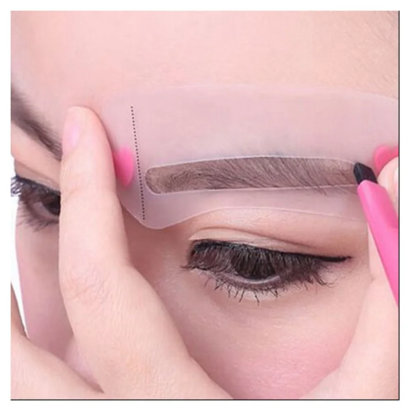 3 шт. многоразовые для бровей трафареты груминга шаблон рисования карточные