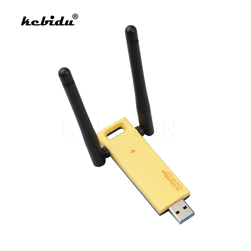 Kebidu мини USB Сетевая карта 1200 Мбит/с Dual Band 2 4 ГГц адаптер WD 4602AC Беспроводной RTL8812 USB3.0