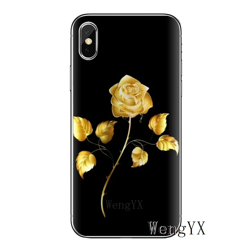 Розовый золотой цветок розы класса люкс для huawei Коврики 20 10 9 8 lite рro Y9 Y7 Y6 prime Y5 II GR5 мягкий чехол для мобильного телефона чехол