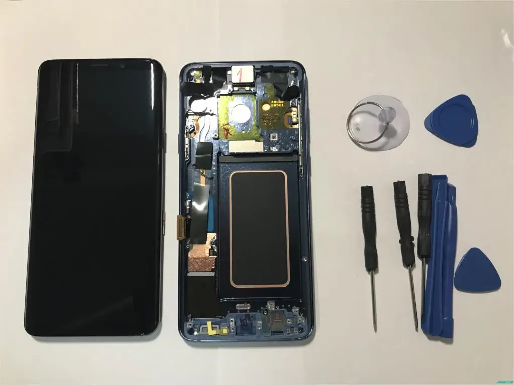 Для samsung s9 g960 S9 plus G965, ЖК-дисплей, дигитайзер, сенсорный экран с рамкой в сборе, сменный блок теней